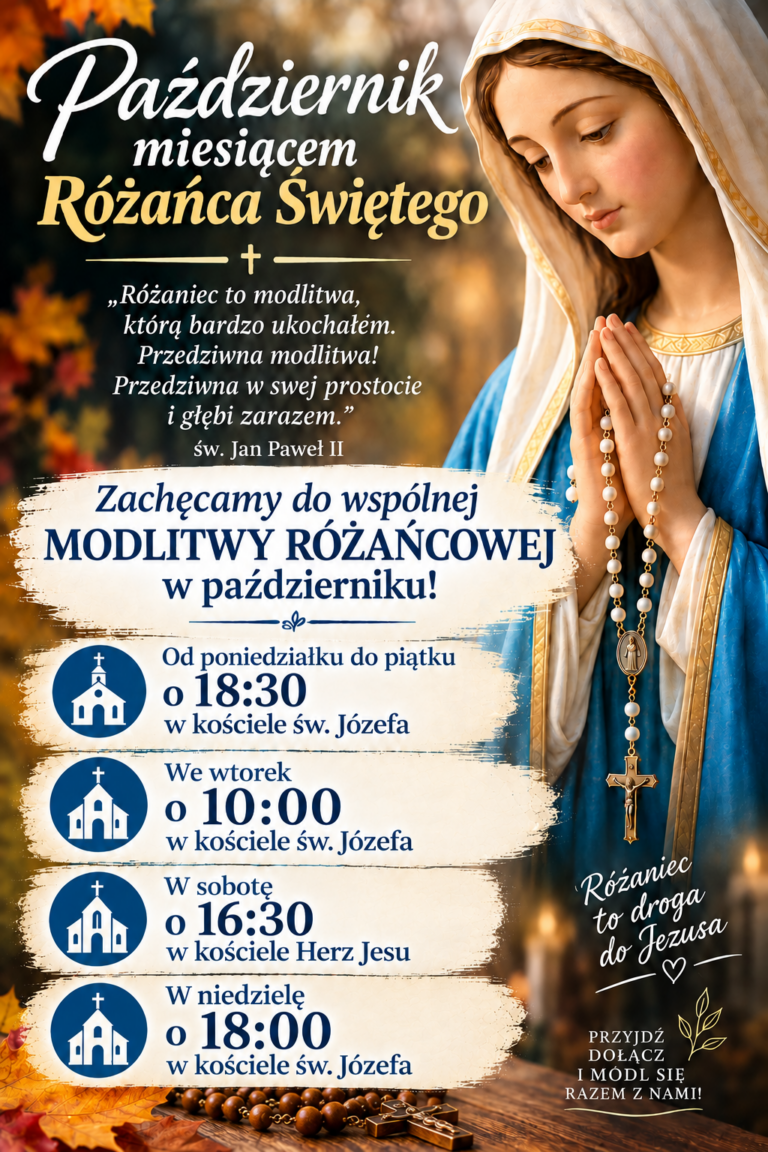 PAŹDZIERNIK – MIESIĄC RÓŻAŃCA ŚWIĘTEGO